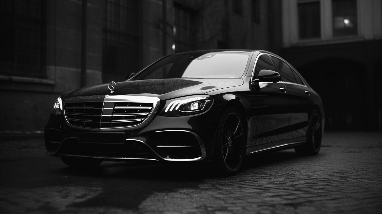 Mercedes S-Class executive car for business and corporate chauffeur transfers in Paris.